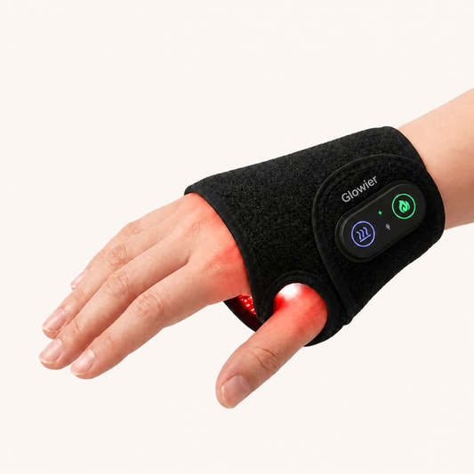 Muñequera Glowier de Terapia Dual Luz Roja e Infrarroja™